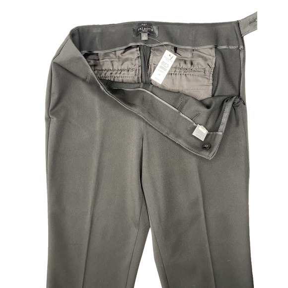 Talbots Pants Womens Size 4P Petite Curvy NEW Black Straight Career Office Wear - Picture 4 of 11